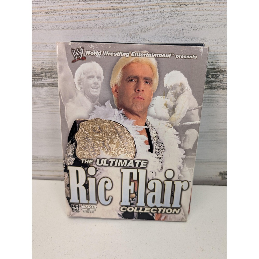 Ric Flair DVD Video White WWE Wrestling The Ultimate Collection 3 Disc Box Set